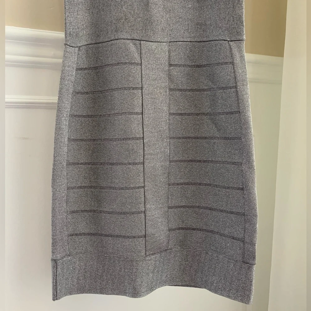 French connection size 2 metallic mini dress - Picture 9 of 16
